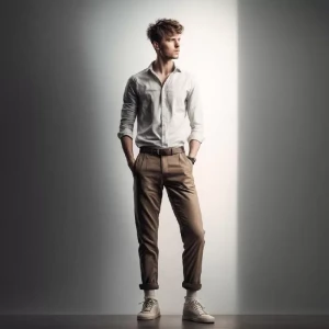 Узкие брюки-слим